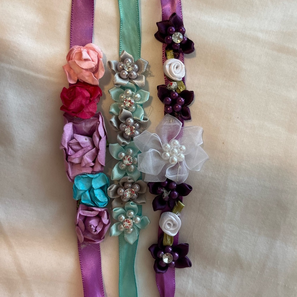 Handmade purple and blue bunflower bundle